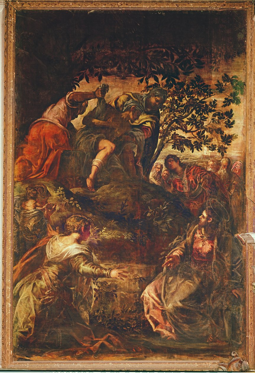 La Résurrection de Lazare, c.1575 - Jacopo Robusti Tintoretto