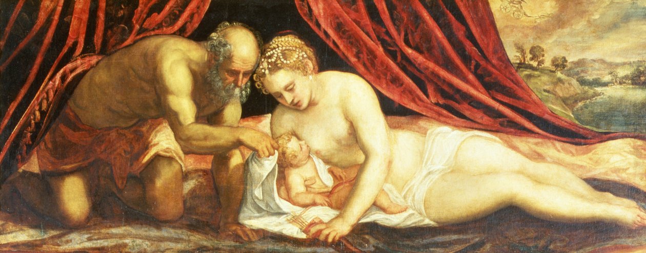 Vénus, Vulcain et Cupidon - Jacopo Robusti Tintoretto