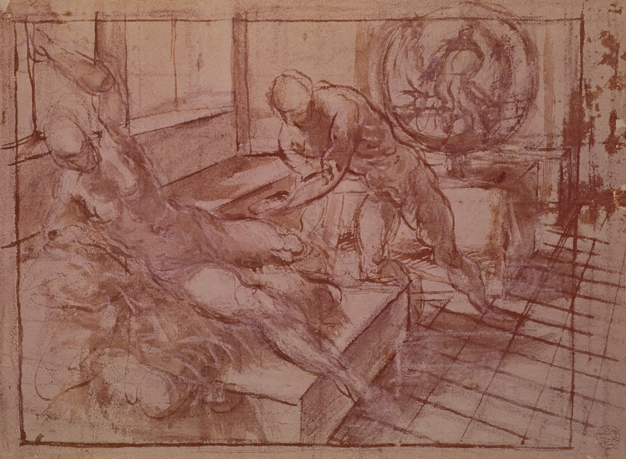 Vulcain et Vénus - Jacopo Robusti Tintoretto