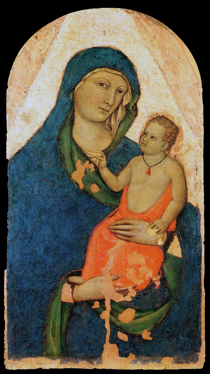 Madone et enfant - Jacopo del Casentino