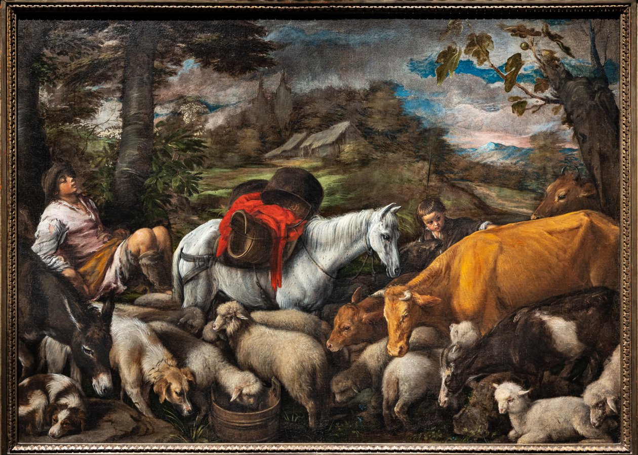 Pastorale (Le cheval blanc) - Jacopo (1510 92) Bassano