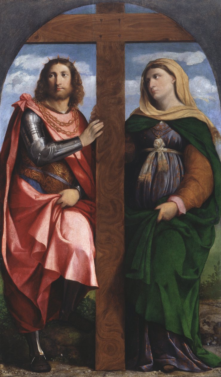 St. Hélène et St. Constantin - Jacopo (c.1480 1528) Palma