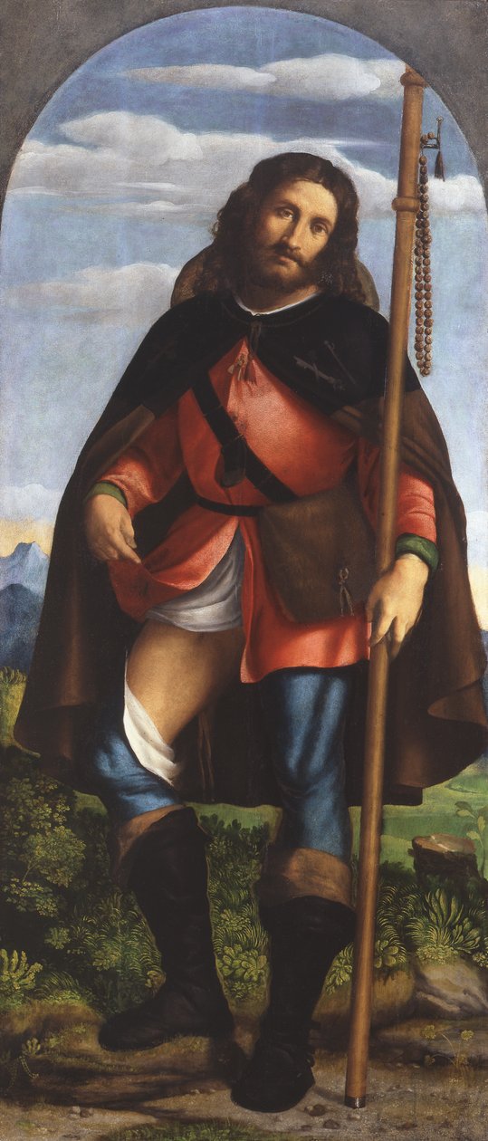 Saint Roch - Jacopo (c.1480 1528) Palma