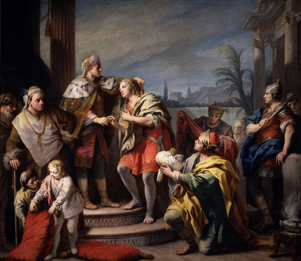Joseph devant Pharaon, vers 1749 - Jacopo Amigoni