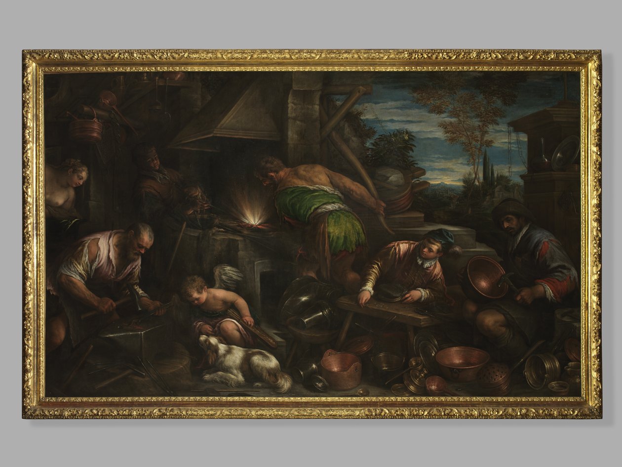 La Forge de Vulcain - Jacopo Bassano