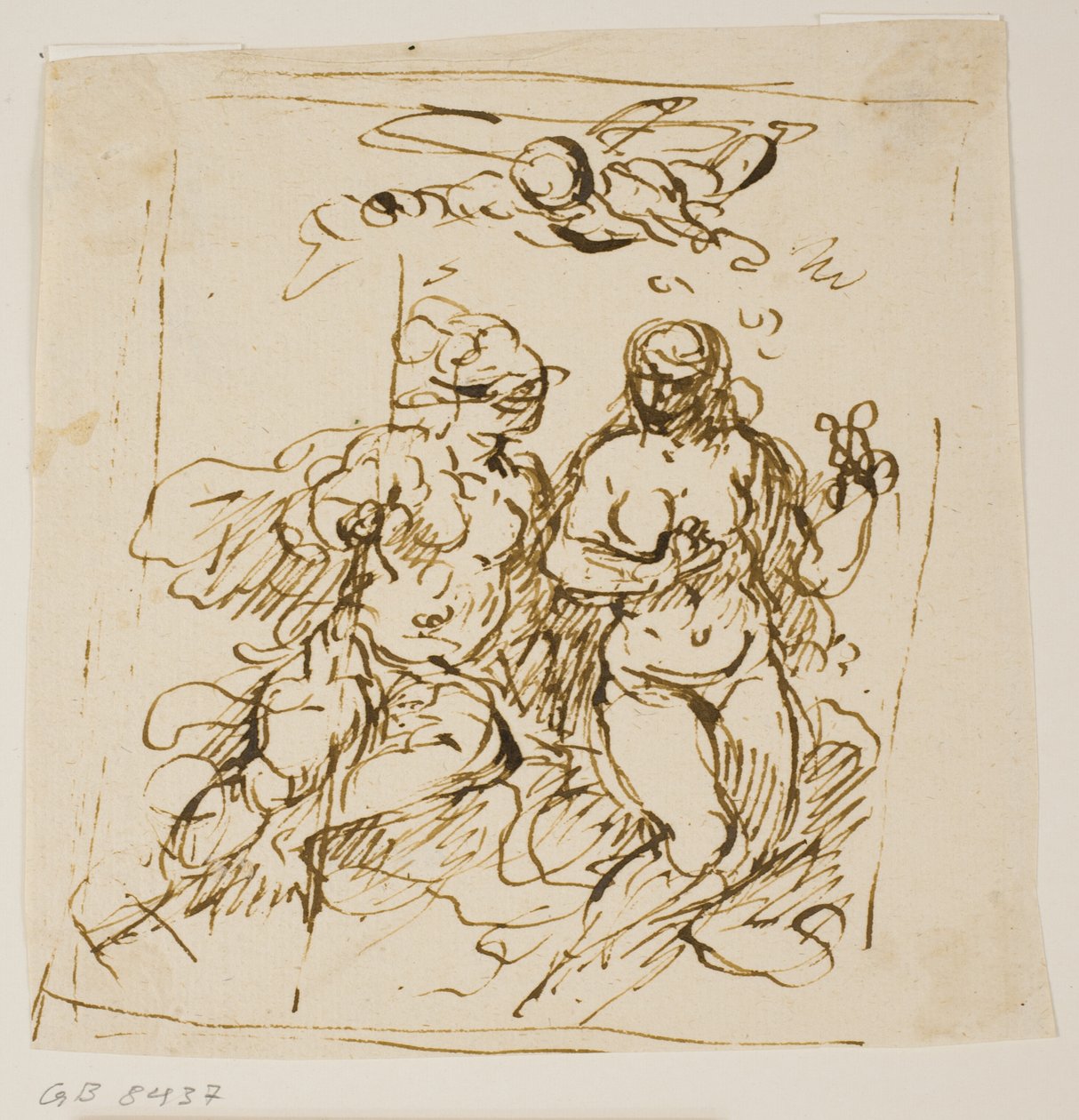 Cupidon, Mars et Vénus - Jacopo Palma
