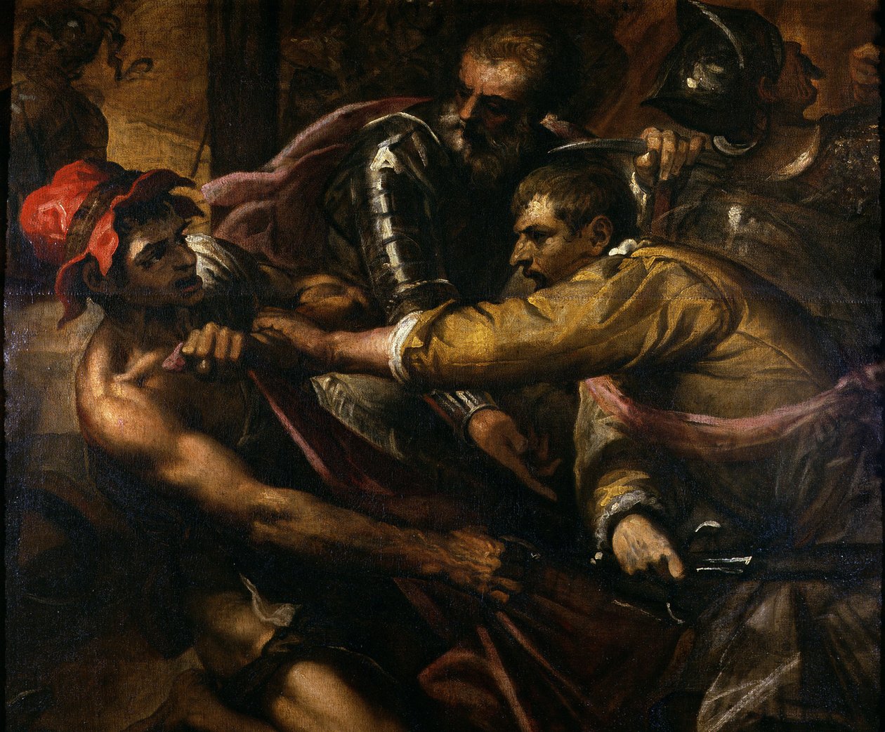 Soldats disputant des vêtements - Jacopo Palma