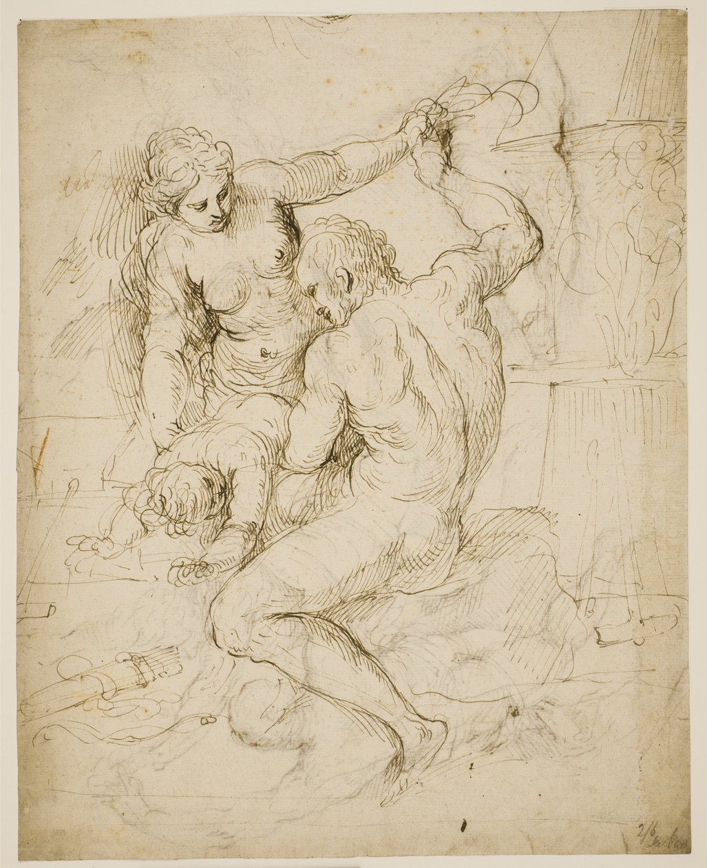 La flagellation de Cupidon - Jacopo Palma