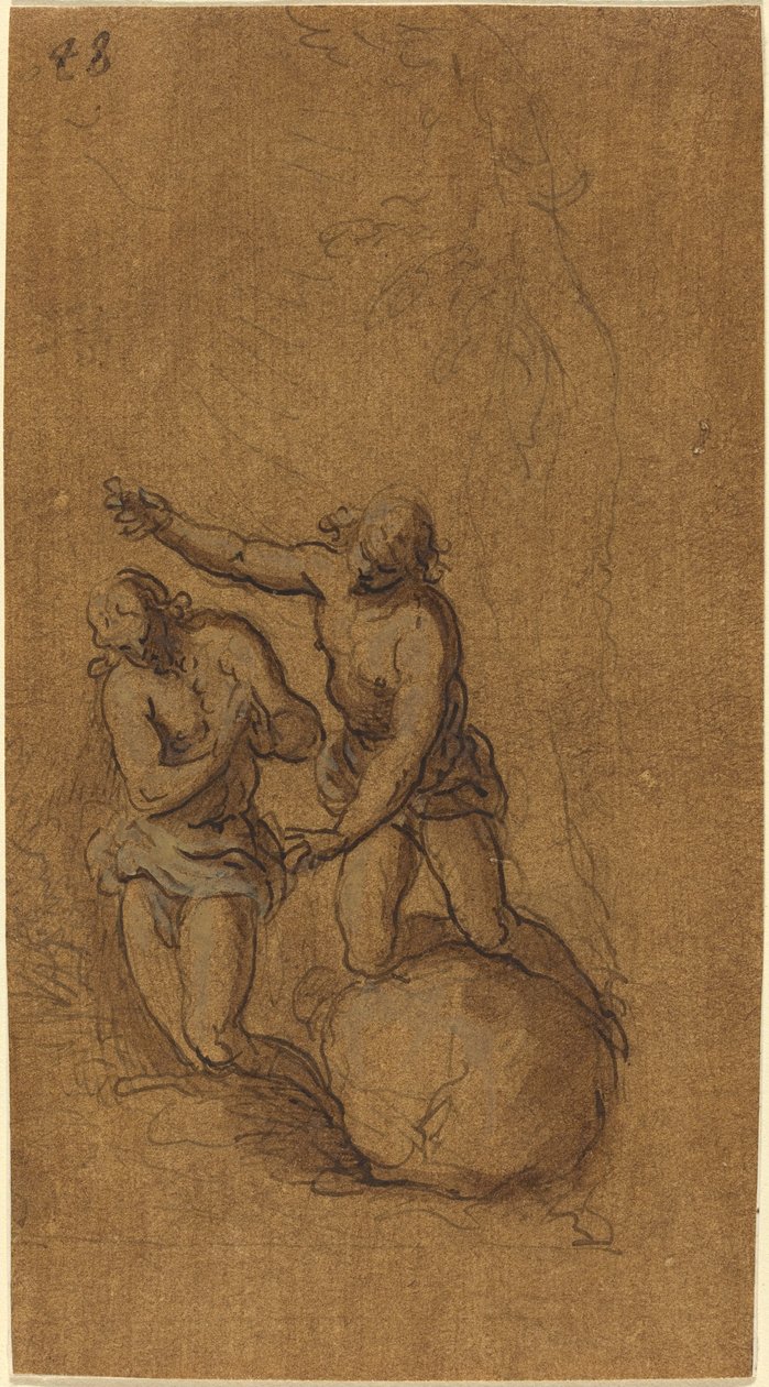 Le Baptême du Christ - Jacopo Palma il Giovane
