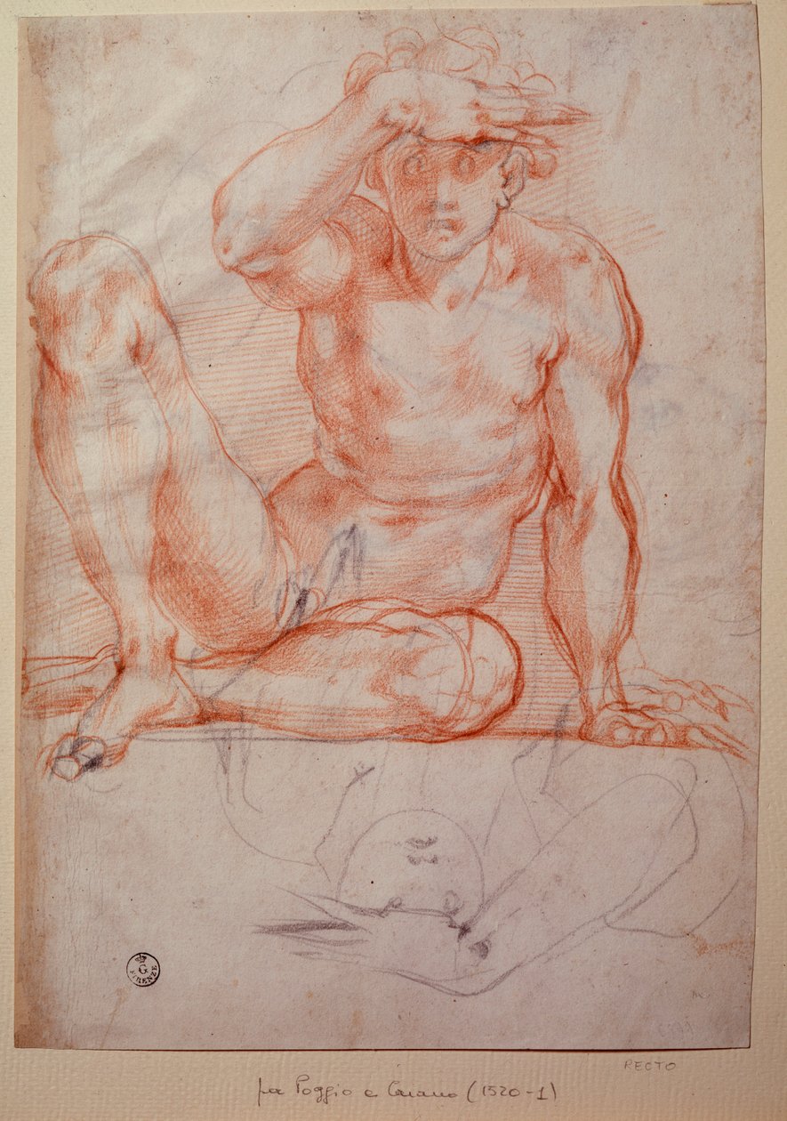 Homme nu - Jacopo Pontormo
