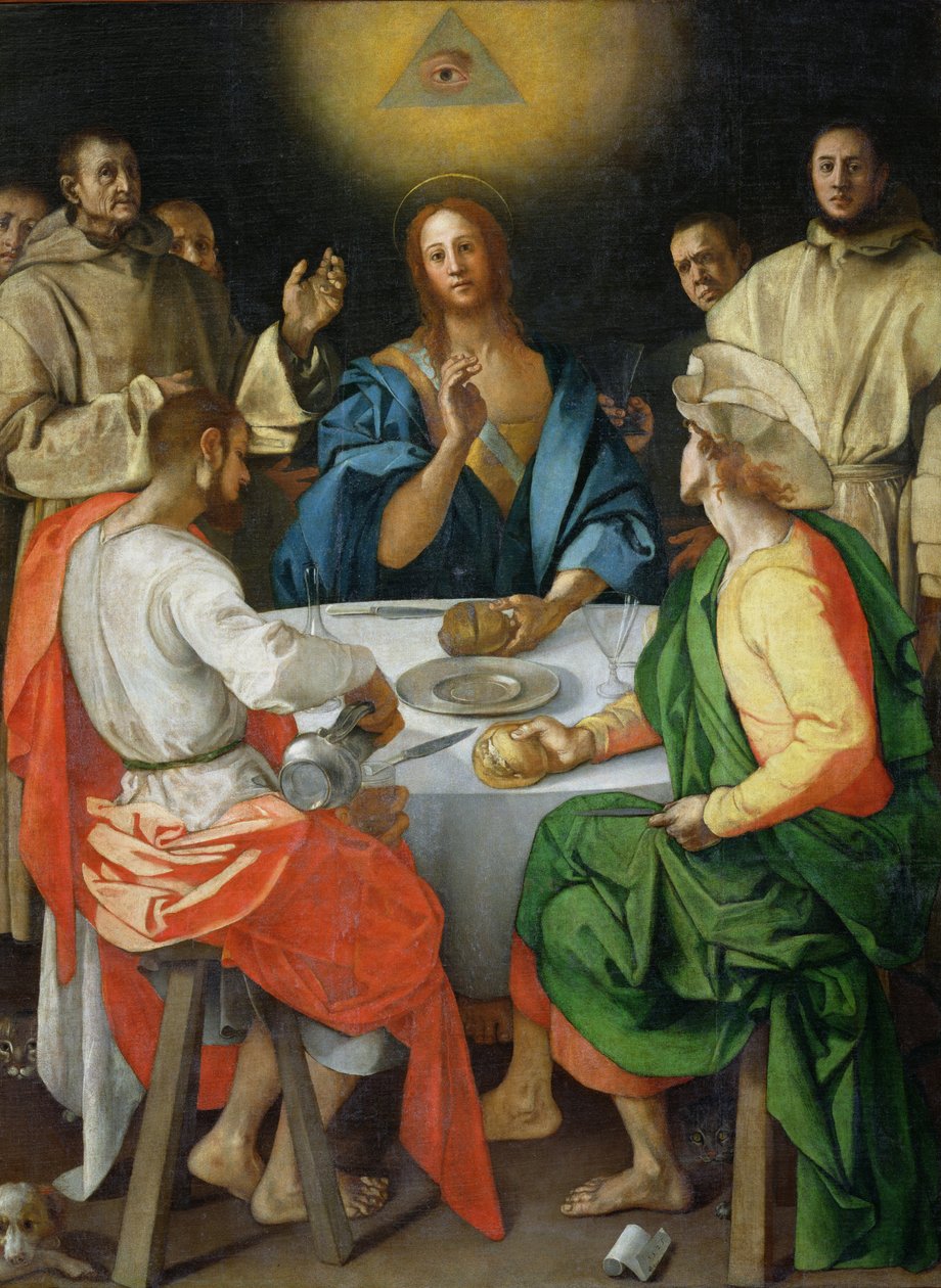Le souper à Emmaüs - Jacopo Pontormo