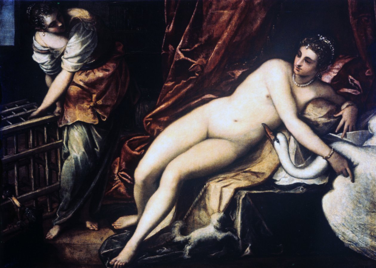 Léda et le cygne - Jacopo Robusti Tintoretto