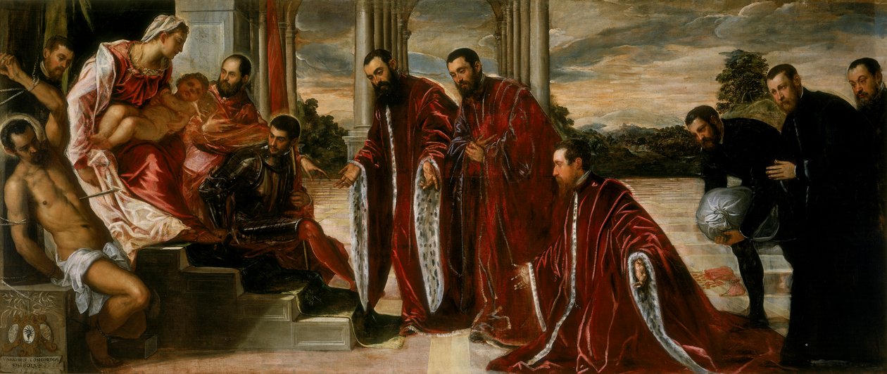 Madone des Trésoriers, 1567 - Jacopo Robusti Tintoretto
