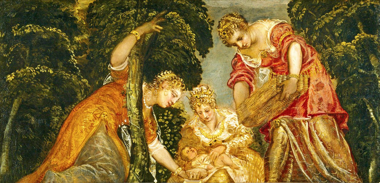 Moïse sauvé des eaux - Jacopo Robusti Tintoretto