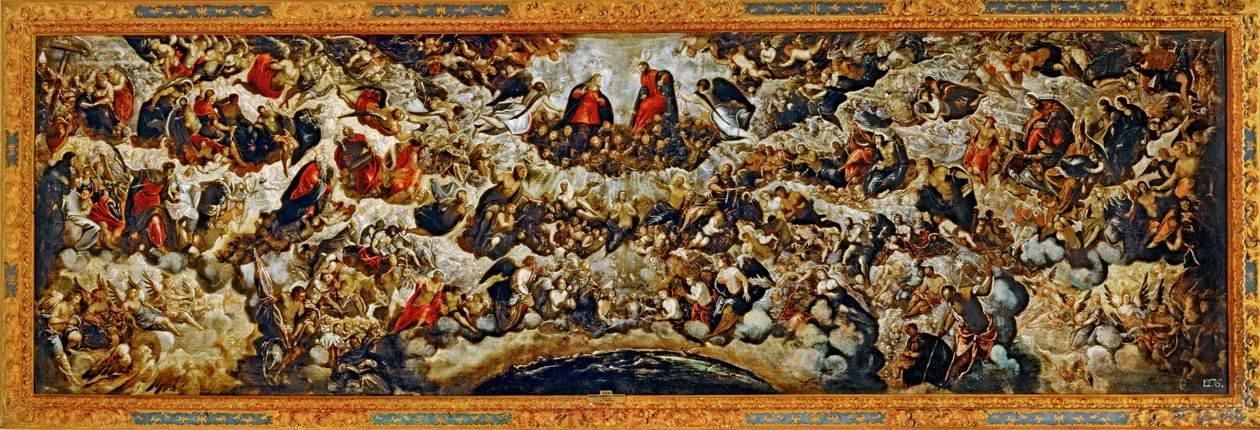 Paradis ... (peinture sur toile) - Jacopo Robusti Tintoretto
