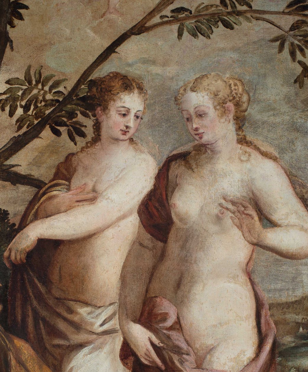 Le jugement de Pâris (détail) - Jacopo Robusti Tintoretto