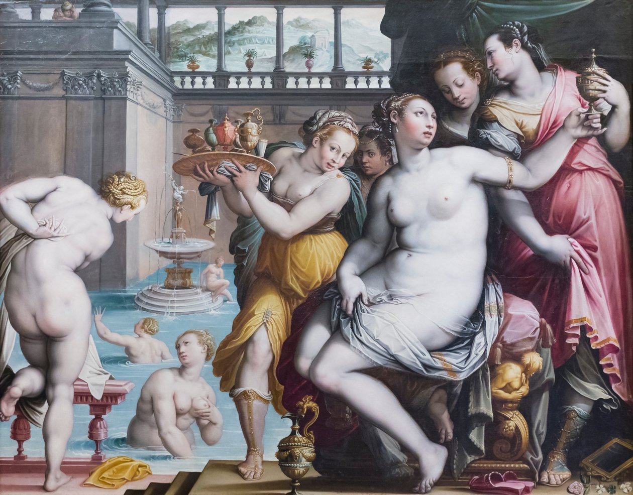 Bethsabée au bain - Jacopo Zucchi