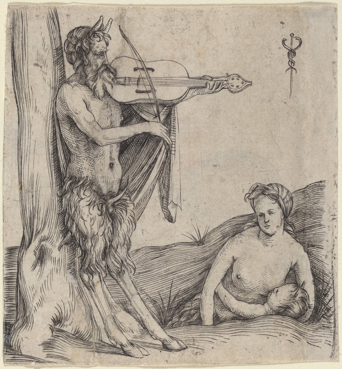 Famille de satyre - Jacopo de