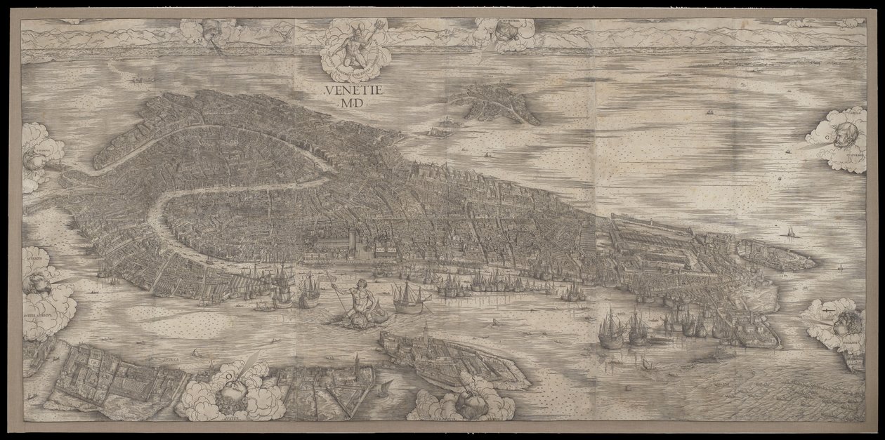 Vue de Venise, 1500 - Jacopo de Barbari