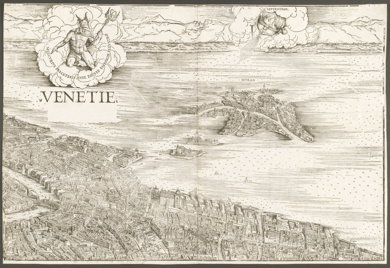 Vue de Venise [bloc central supérieur] - Jacopo de