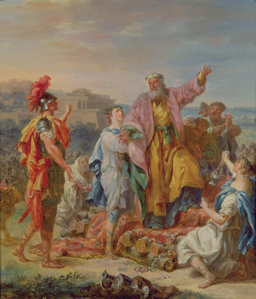 Paysage avec figures classiques - Jacques Antoine Beaufort