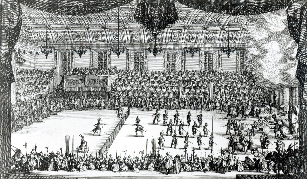 Combat à la Barrière - Jacques Callot