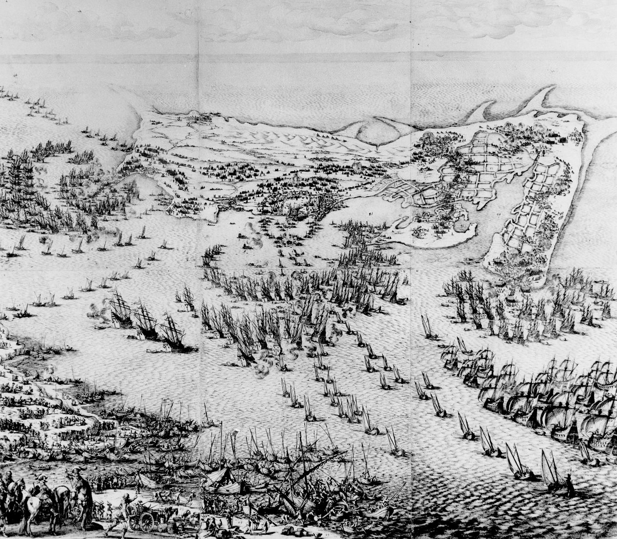 Le siège de la citadelle de Saint-Martin-de-Ré en 1627 - Jacques Callot