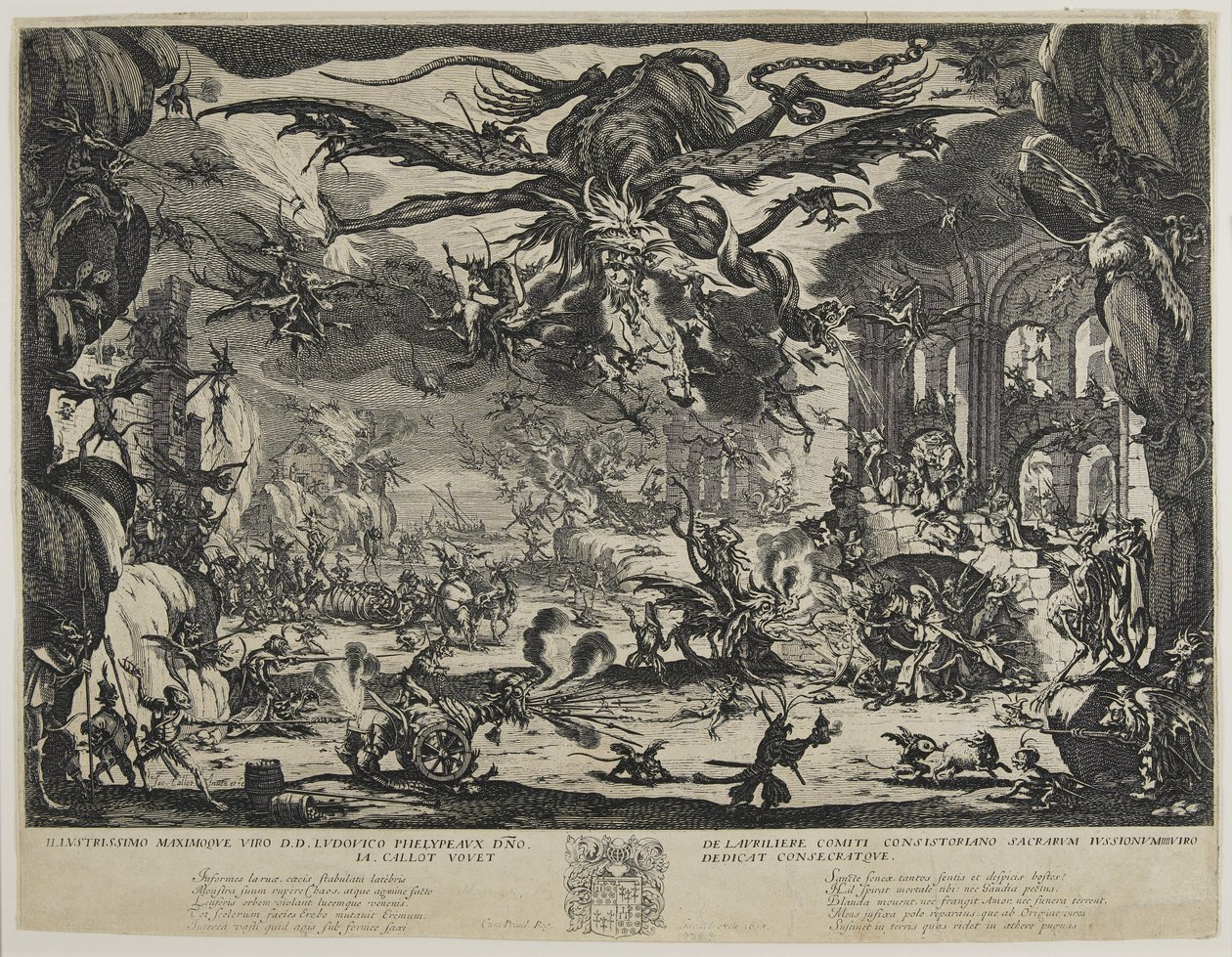 La Tentation de Saint Antoine, 1635 - Jacques Callot