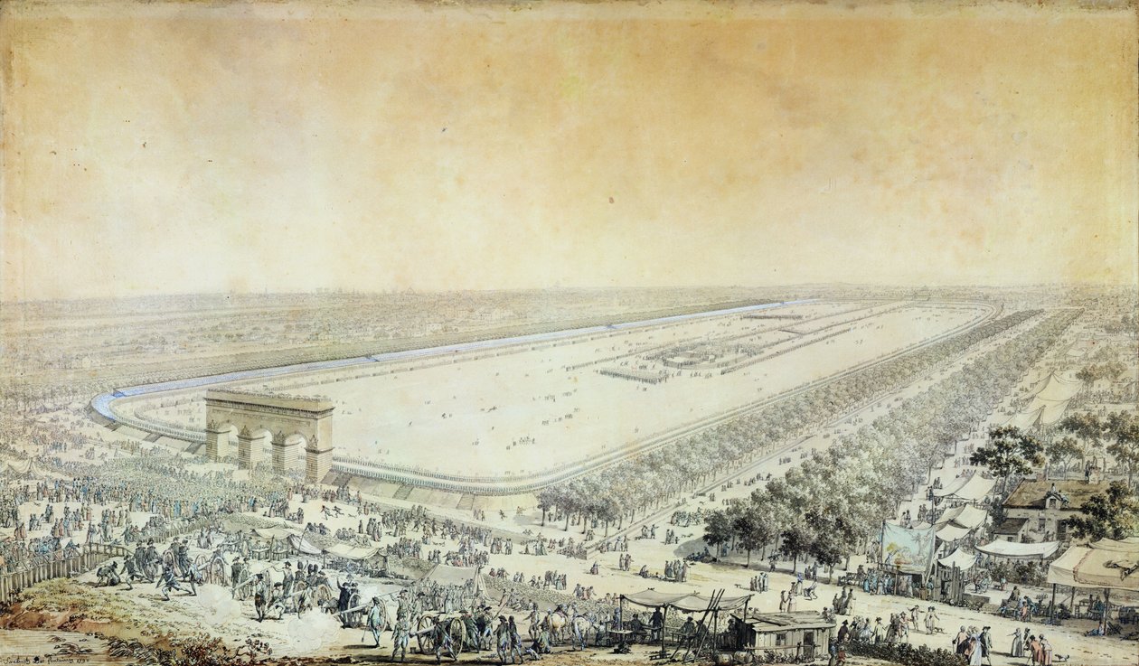 Vue générale du Champ-de-Mars pendant la Fête de la Fédération, 14 juillet 1790 - Jacques Francois Joseph Swebach