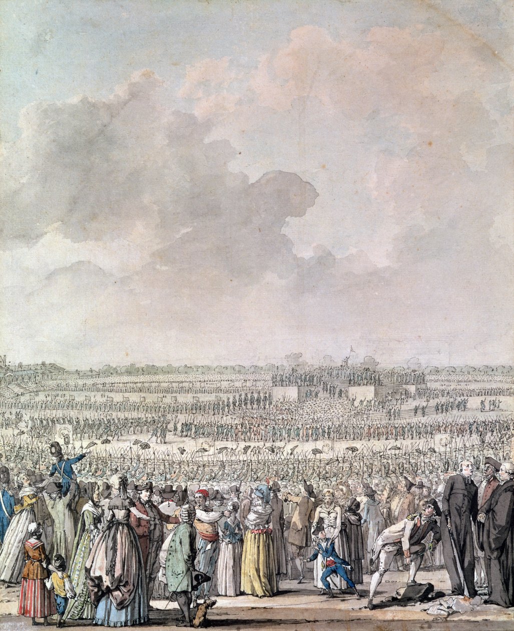 La Fête de la Fédération au Champ de Mars, 14 juillet 1790 - Jacques Francois Joseph Swebach