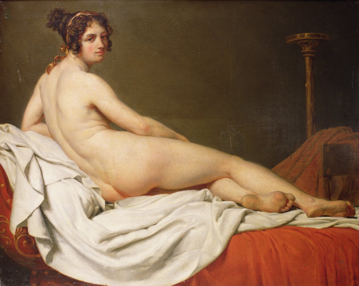 Nu allongé - Jacques Louis David