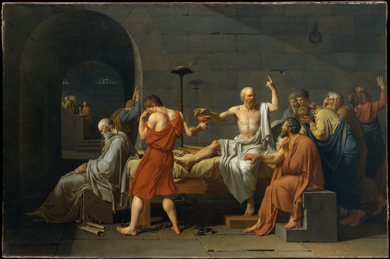 La mort de Socrate - Jacques Louis David
