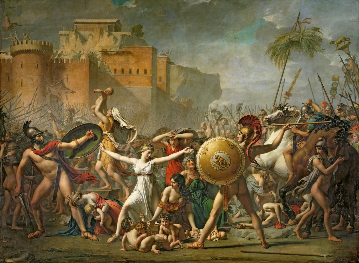 Les femmes sabines, 1799 - Jacques Louis David