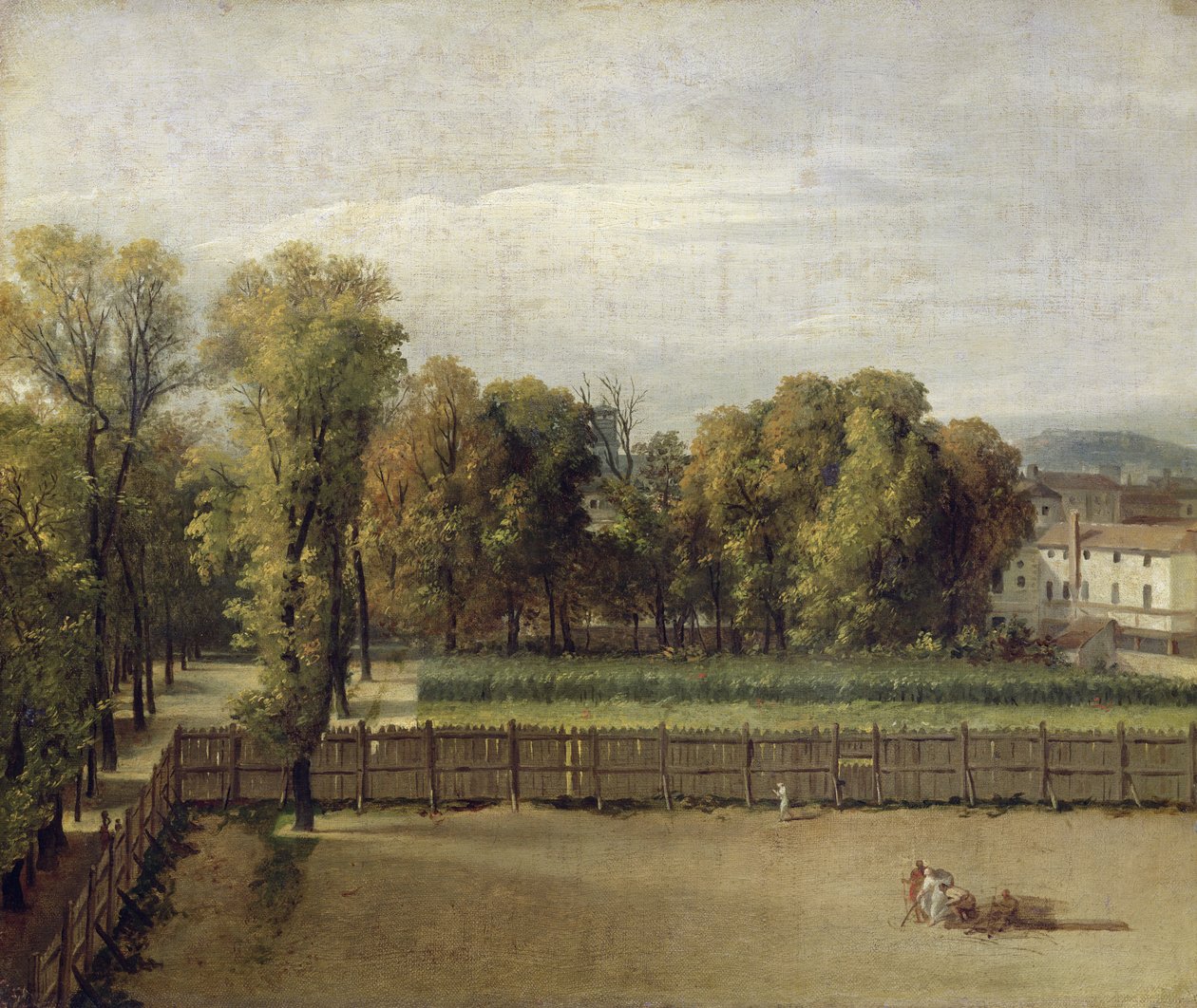 Vue des jardins du Luxembourg à Paris, 1794 - Jacques Louis David