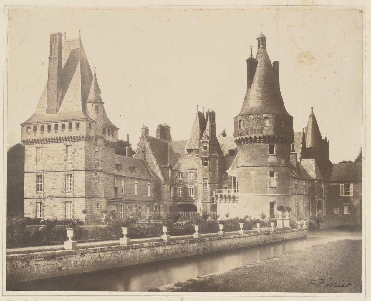 Vue du chateau de Maintenon - Jacques Alexandre Ferrier