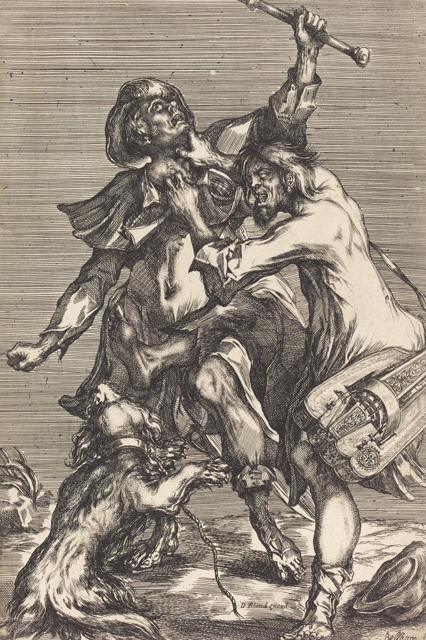 Mendiants combattants - Jacques Bellange