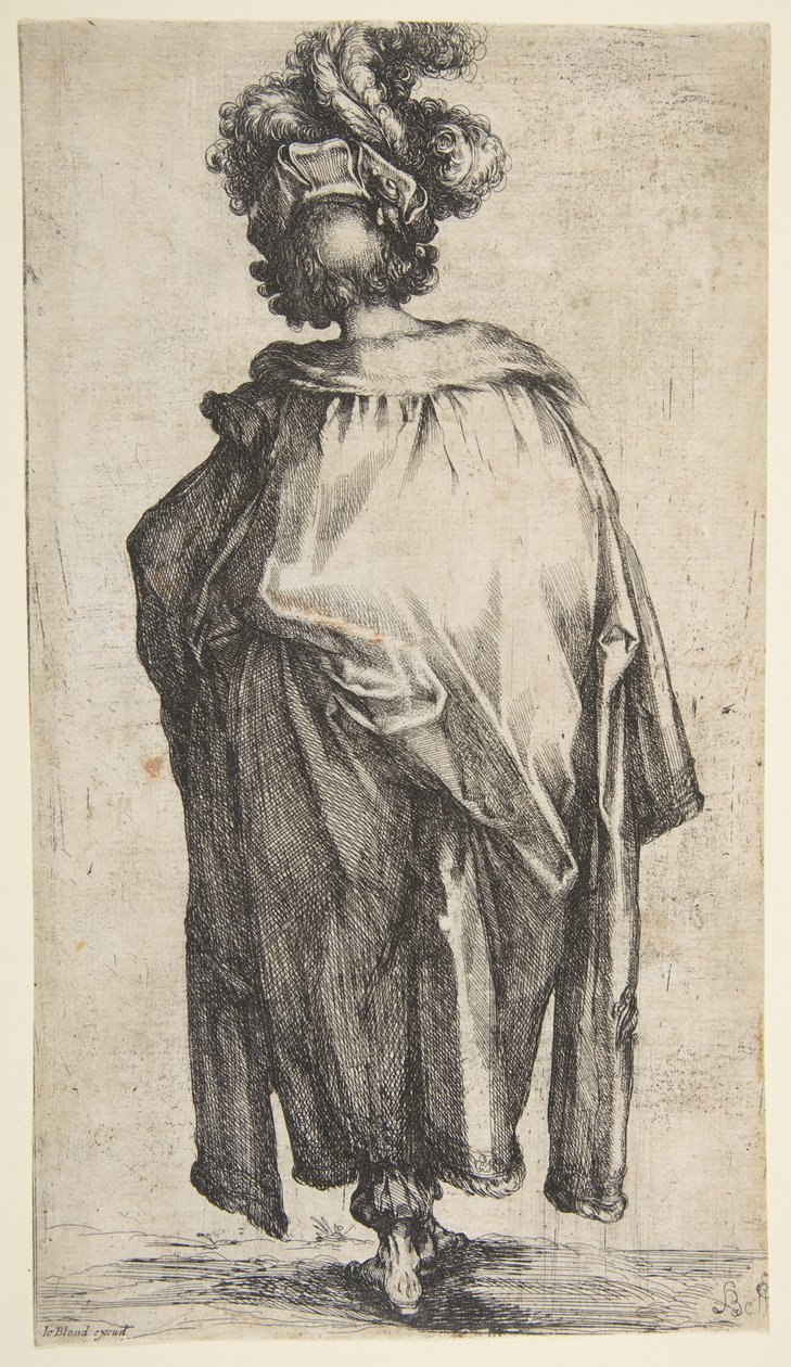 Melchior, de la série des Trois Mages - Jacques Bellange