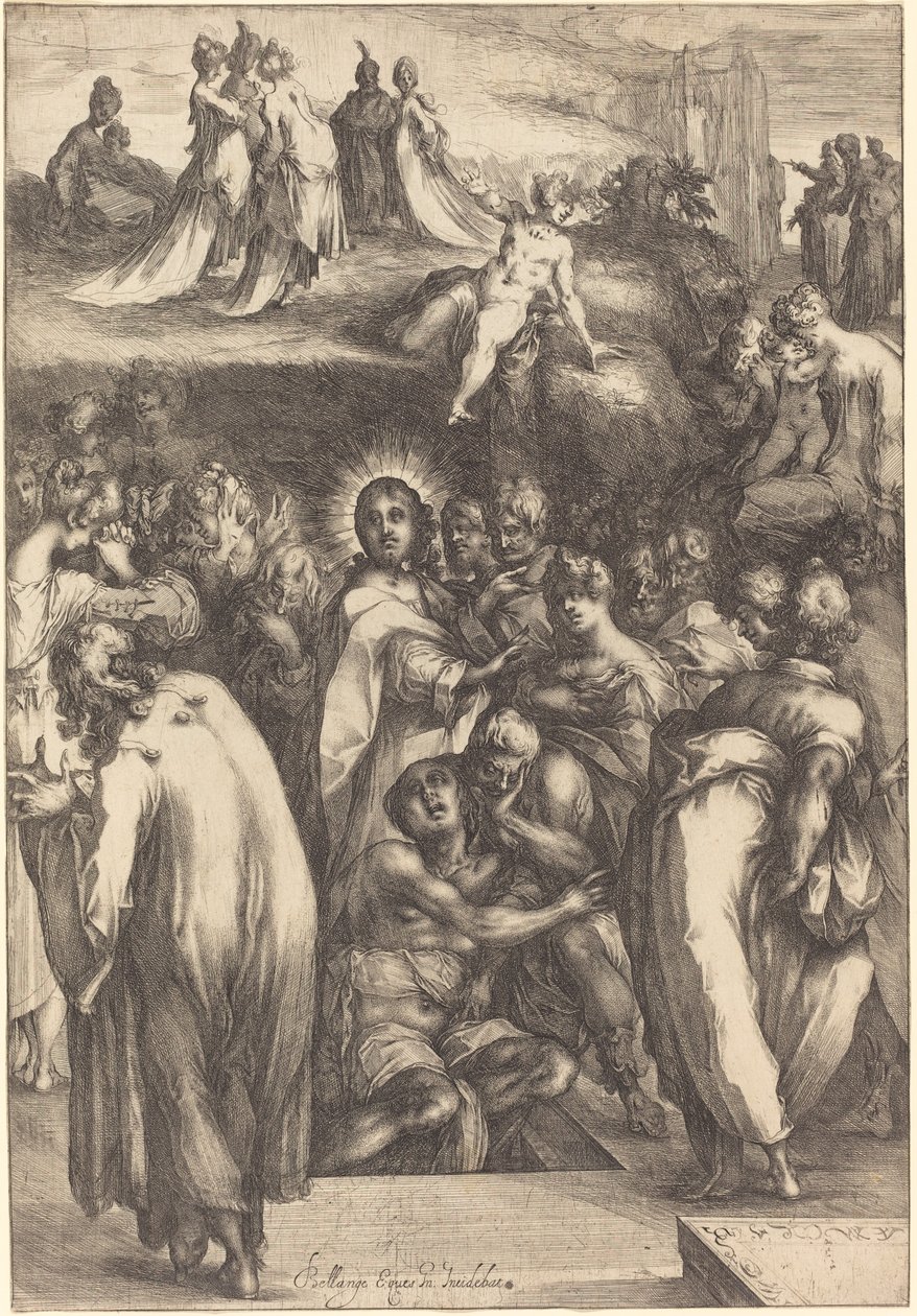 La résurrection de Lazare - Jacques Bellange