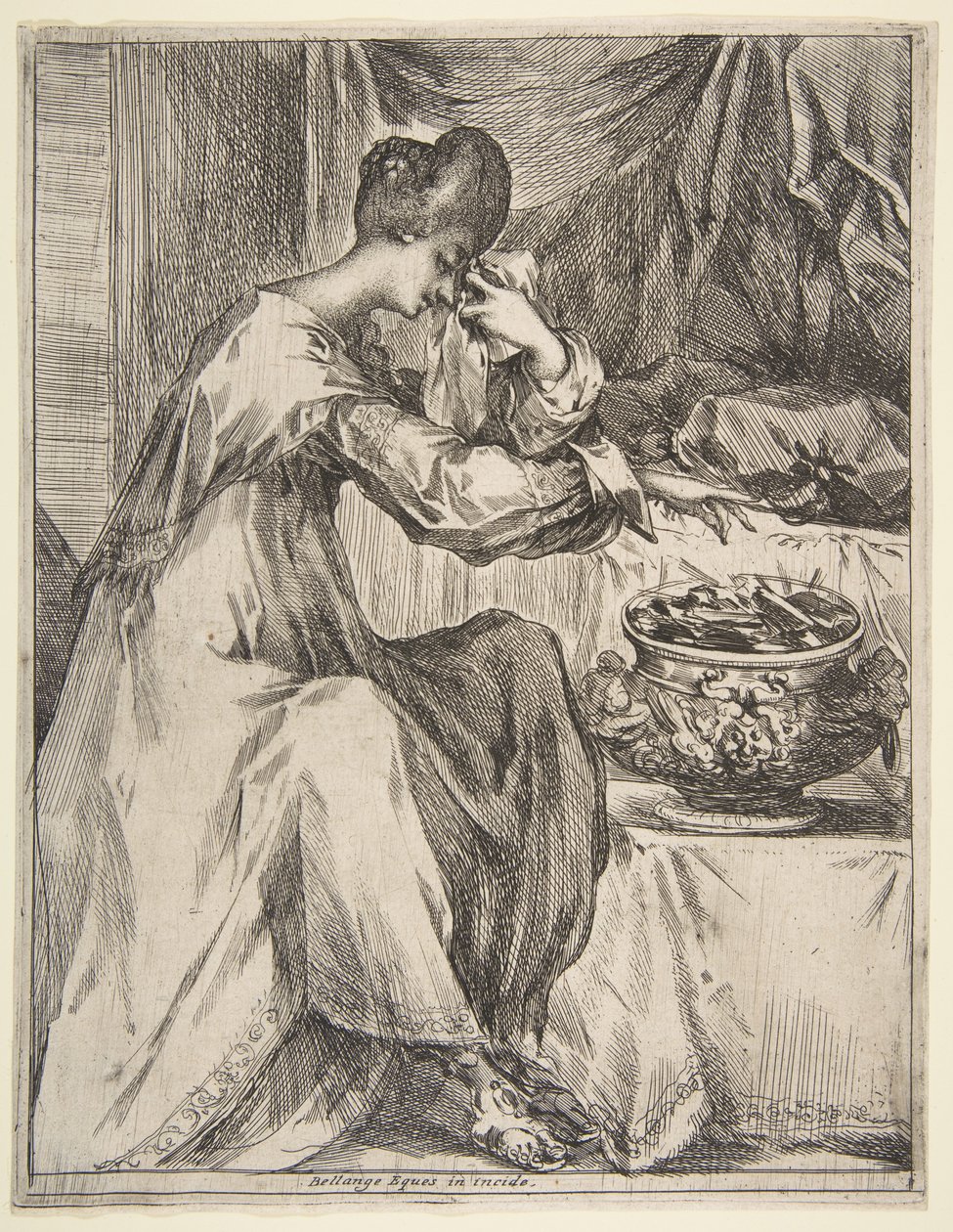 Le Suicide de Portia - Jacques Bellange