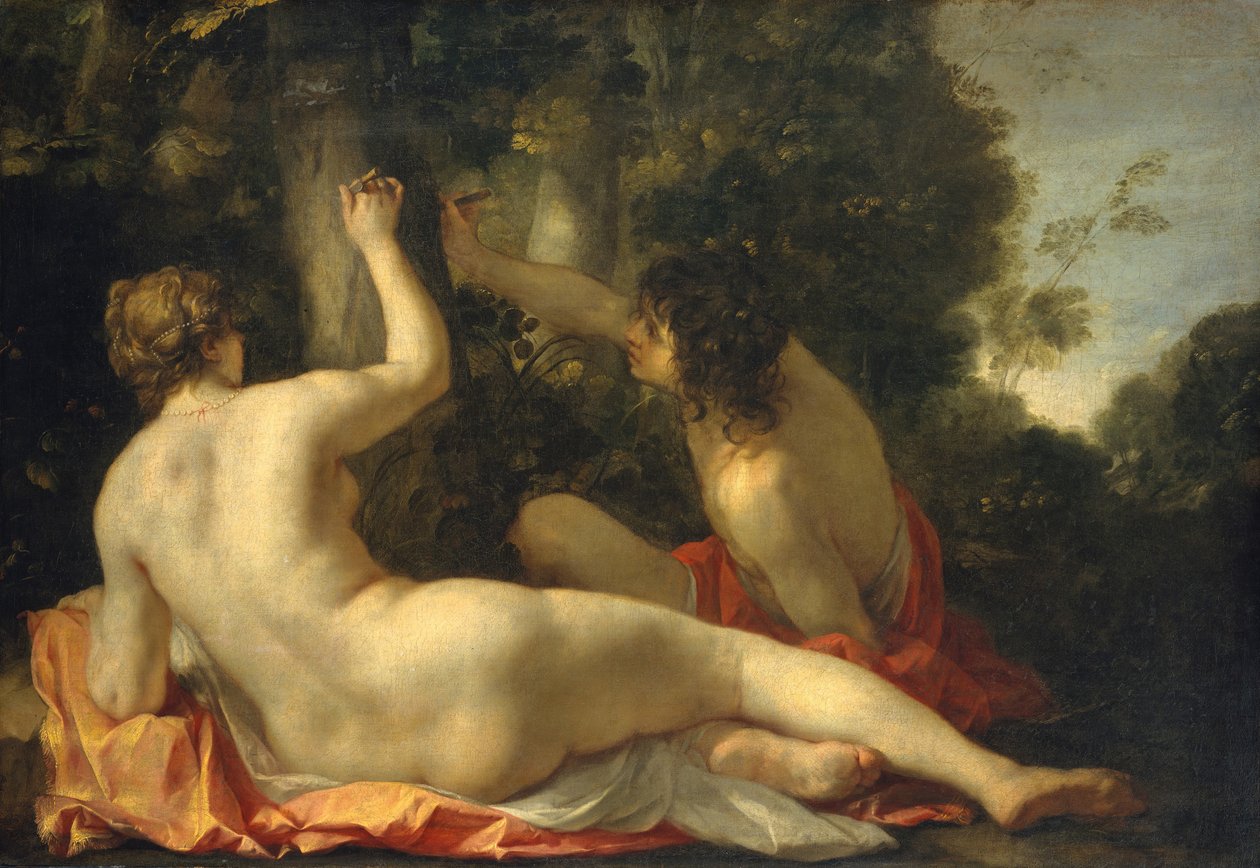 Angélique et Médor, possiblement début des années 1630 - Jacques Blanchard