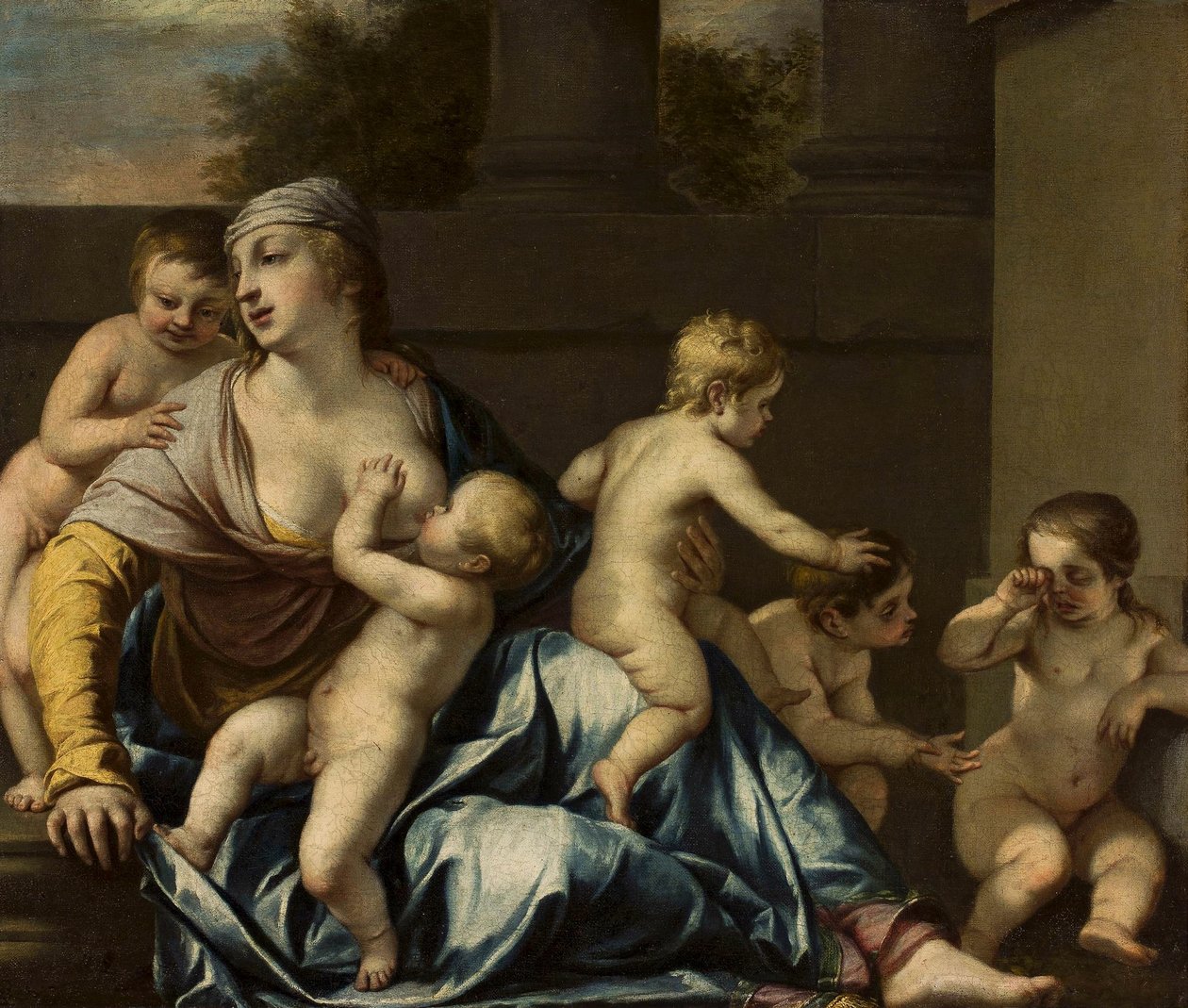 French: La Charité Charity - Jacques Blanchard