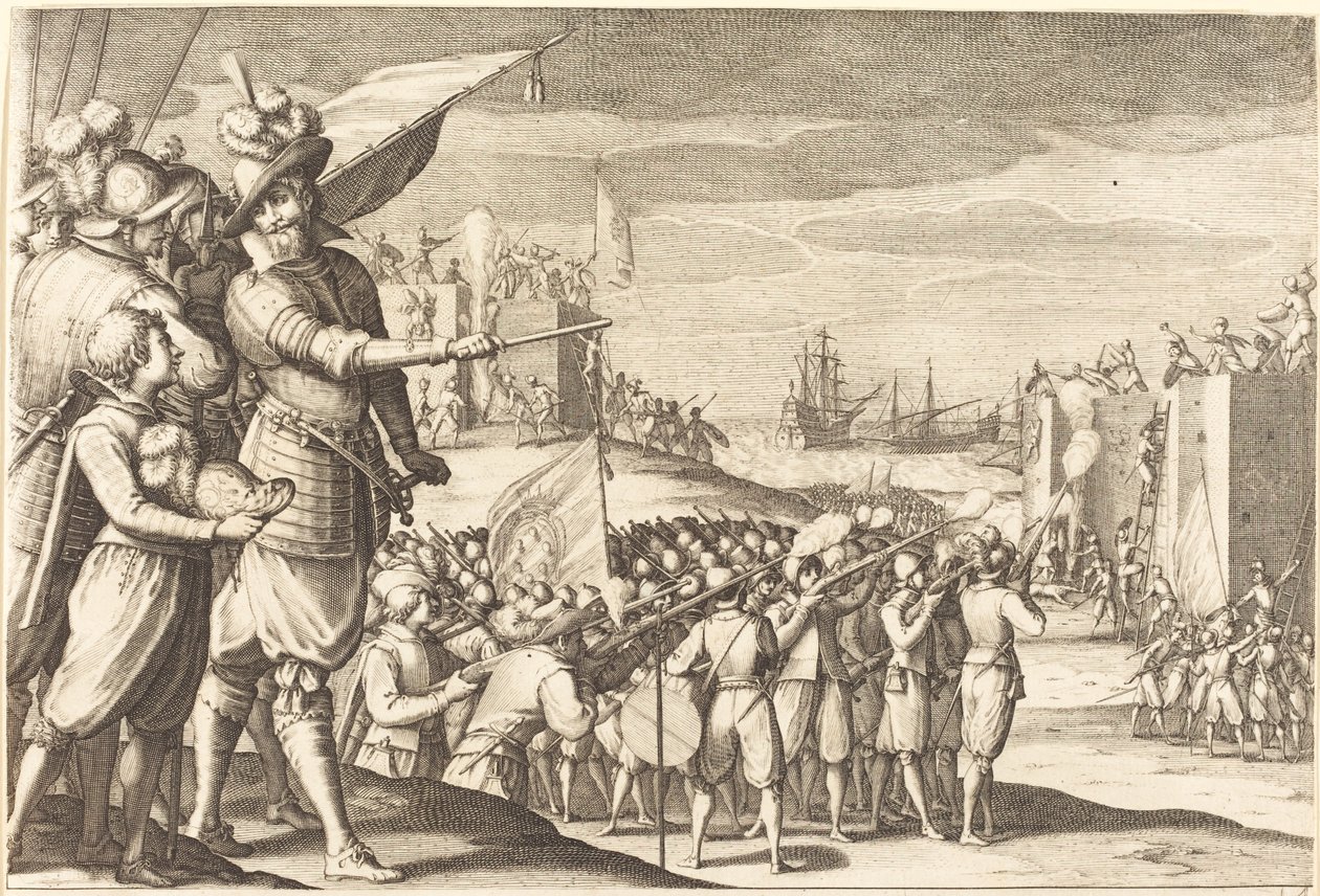 Assaut sur deux forteresses - Jacques Callot