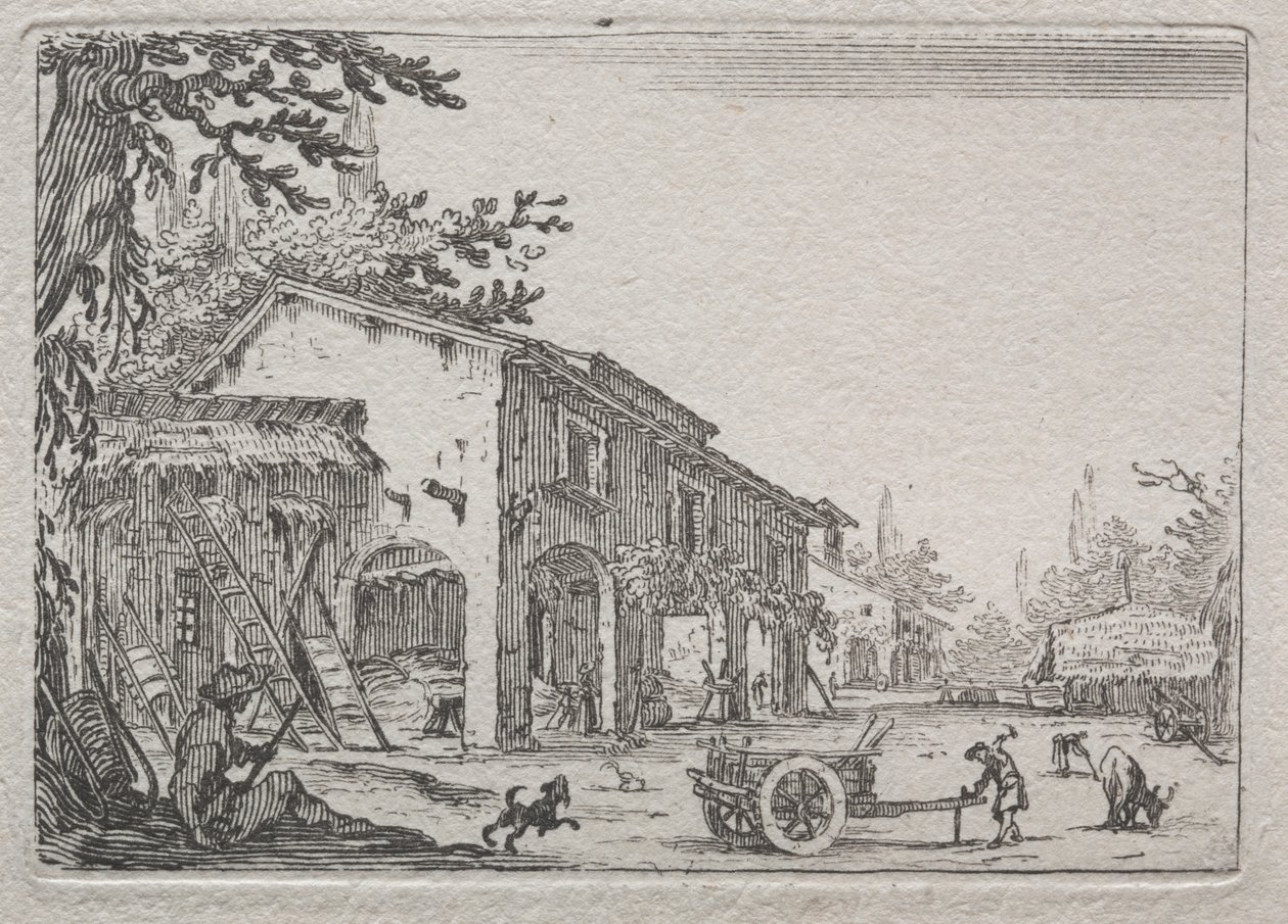 Caprices : La ferme italienne - Jacques Callot