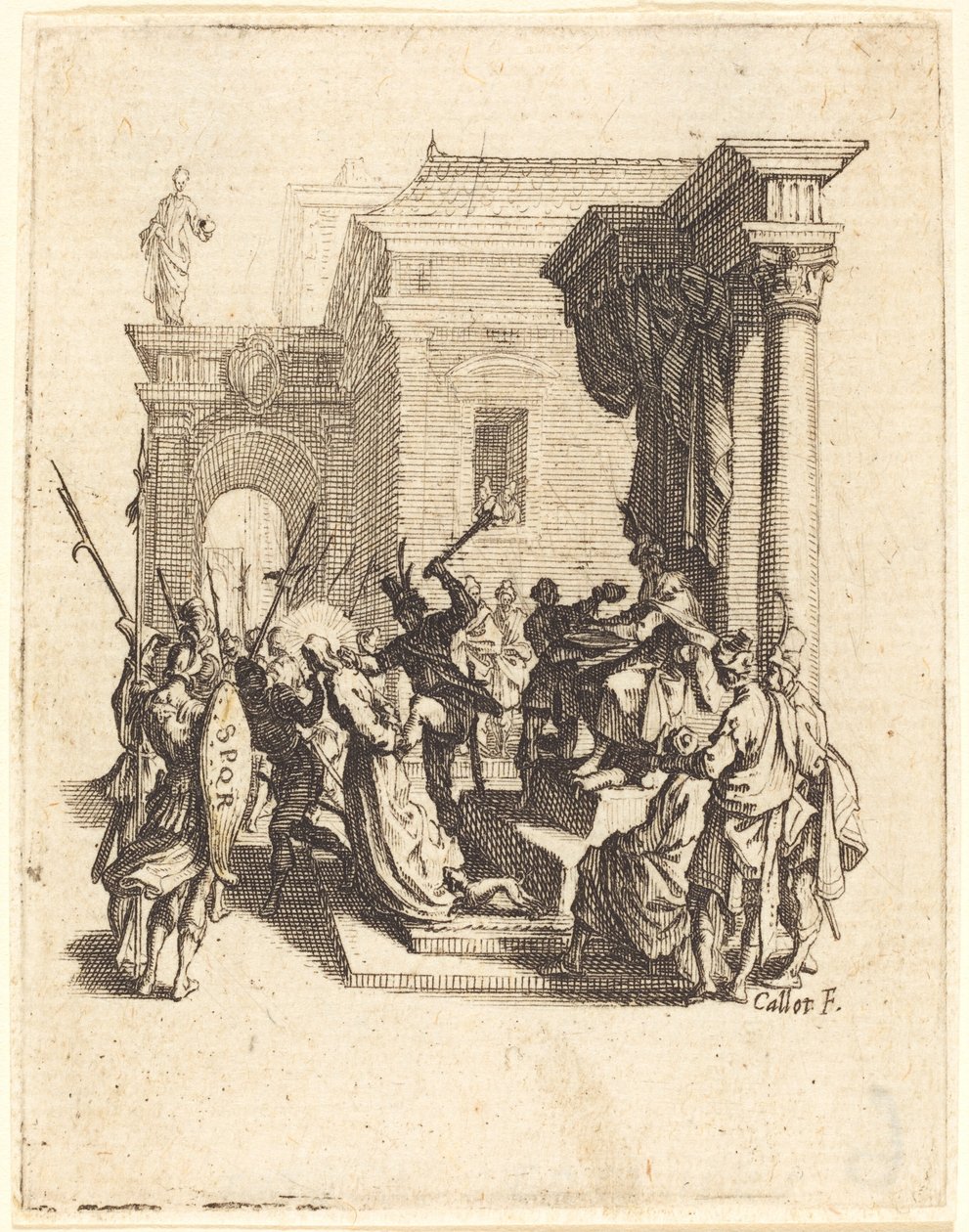 Christ condamné à mort par Pilate - Jacques Callot