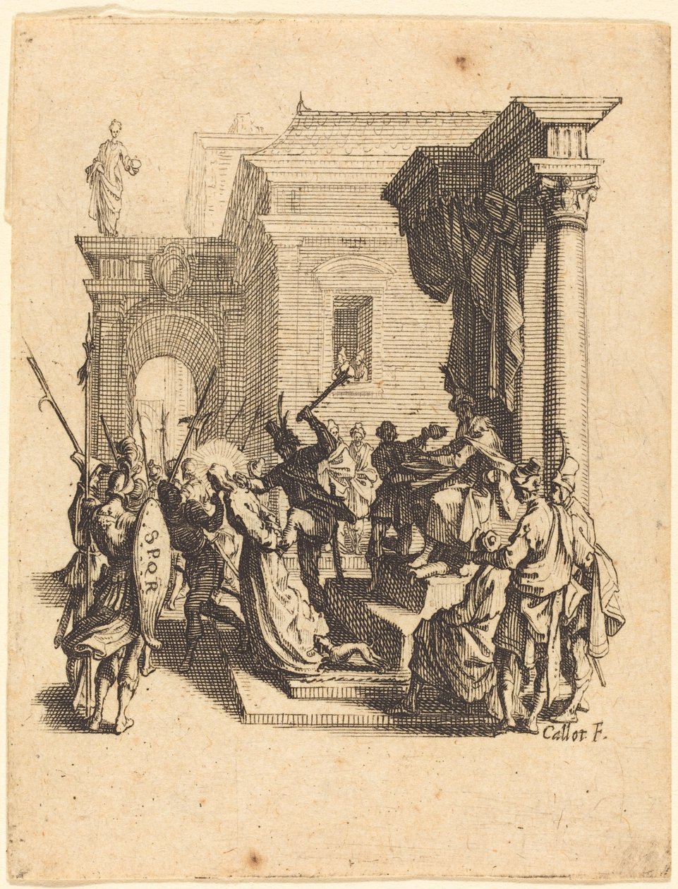 Christ condamné à mort par Pilate - Jacques Callot