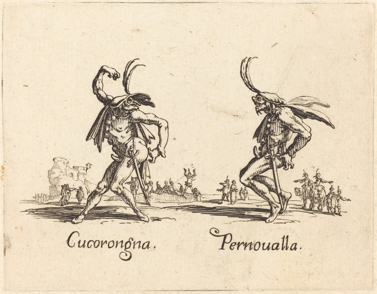 Cucorongna et Pernoualla - Jacques Callot