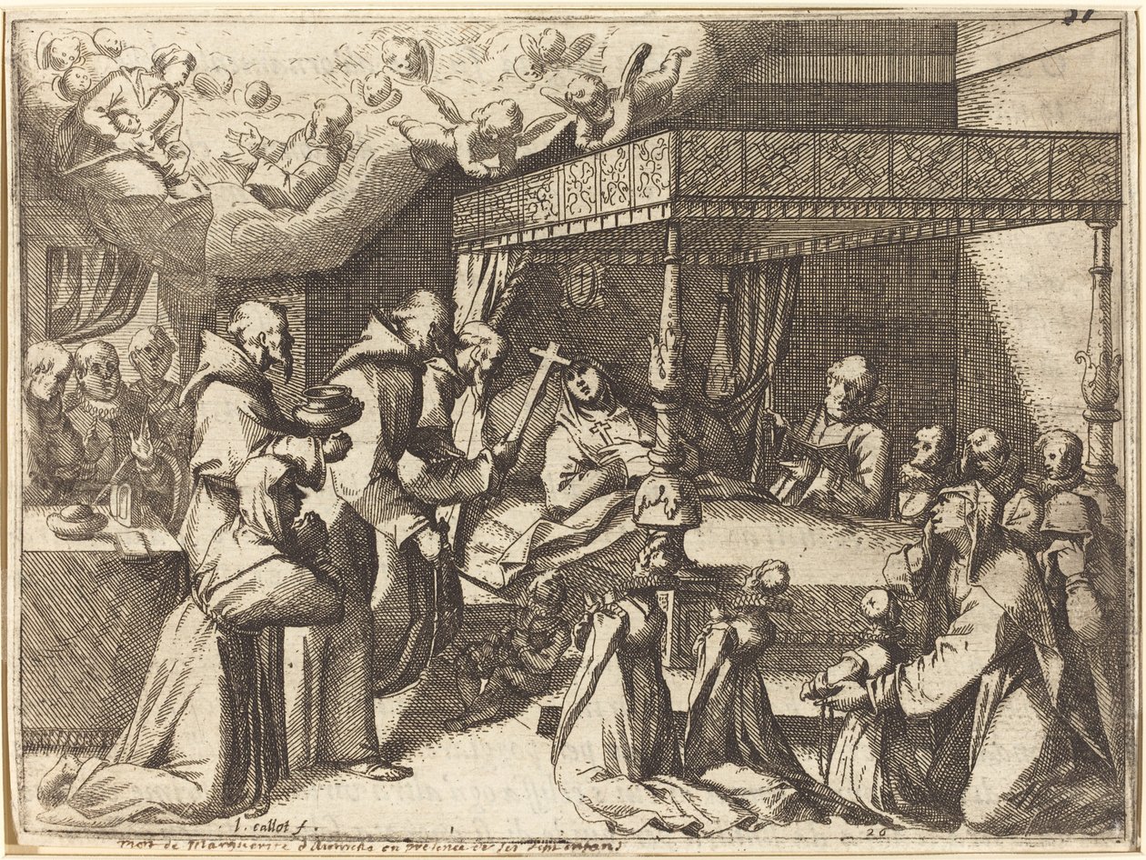 La Mort de la Reine - Jacques Callot