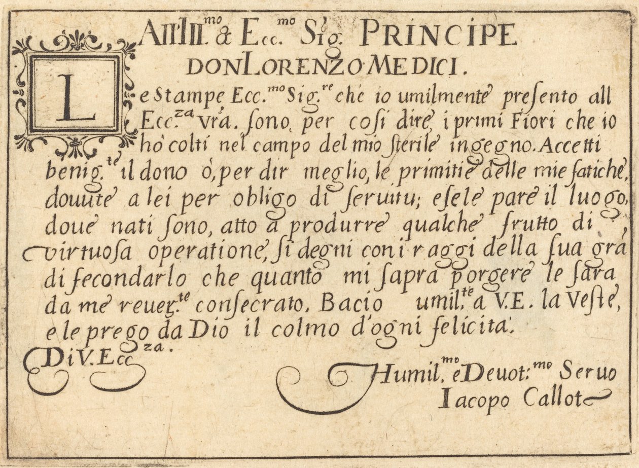 Dédicace à Don Lorenzo de