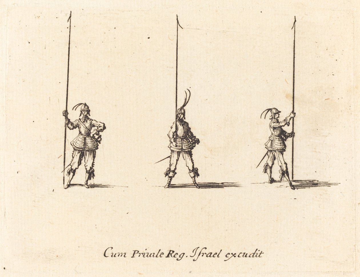 Exercice avec piques levées - Jacques Callot