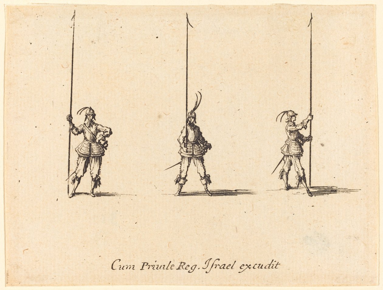 Exercice avec piques levées - Jacques Callot